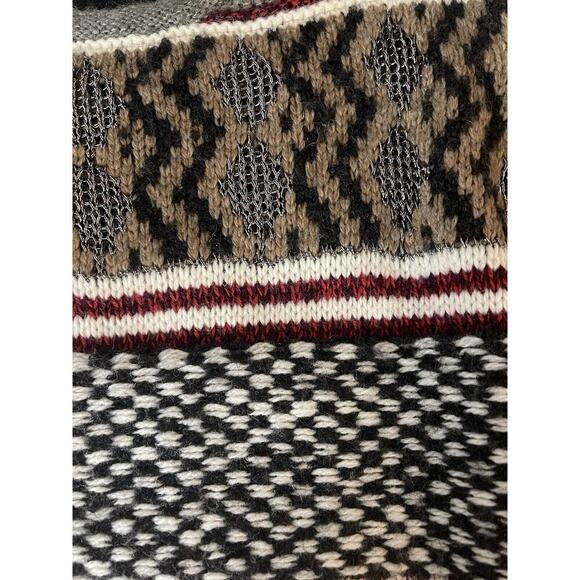 Maje Pullover Wool Blend Red Gray Sweater Size Small NWOT - Picture 6 of 8